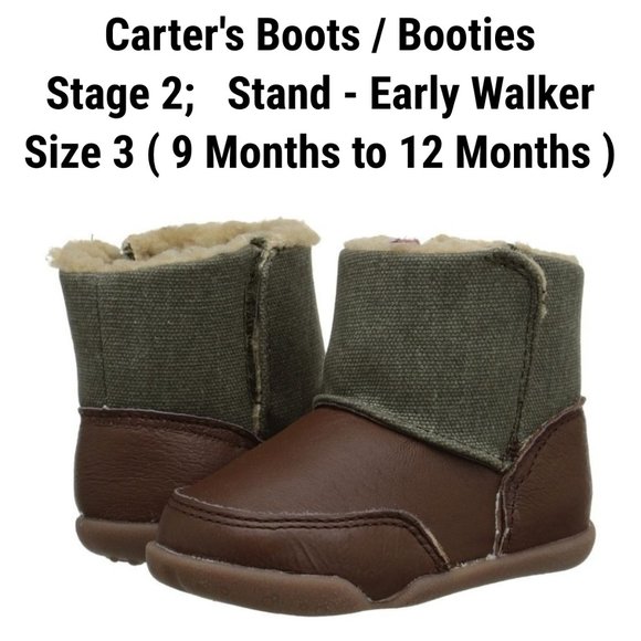 Carter's Other - ❌SOLD❌ NEW Baby Boots Carters Infant Boys Girls 3